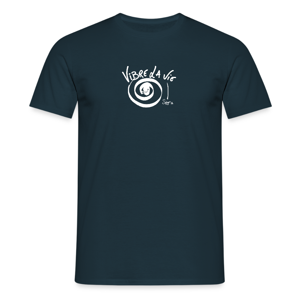 T-Shirt Spyrr pour homme - Vibre la Vie - marine