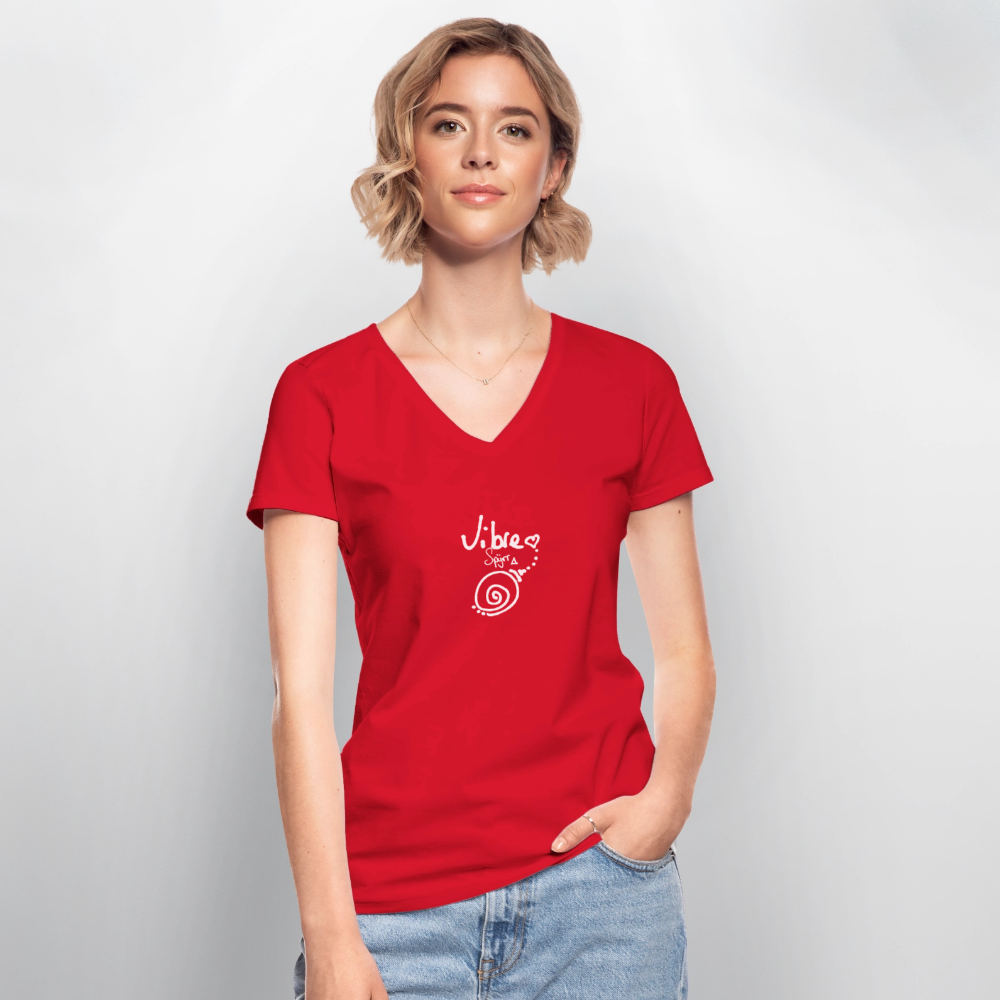 TEE-SHIRT SPYRR POUR FEMME : " Vibre " - rouge