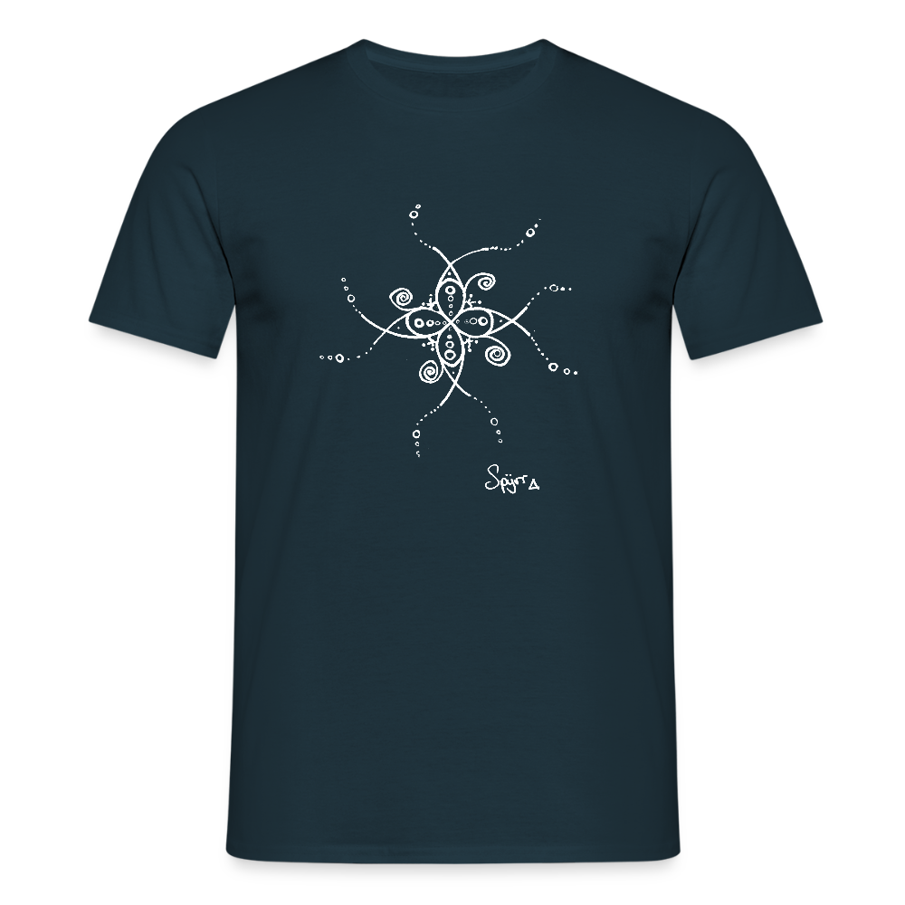 T-Shirt Spyrr pour homme - Les papillons de Lumia - marine
