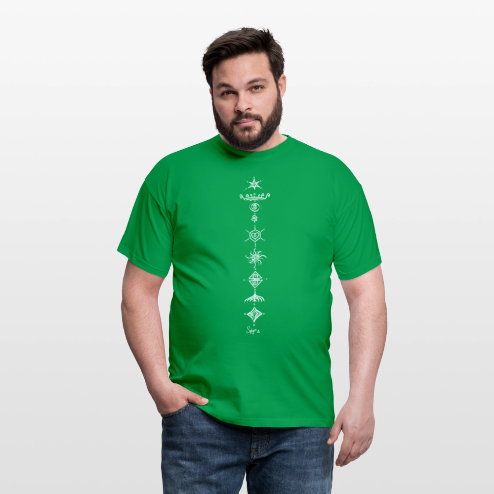 T-Shirt Spyrr pour homme - Vibre tes Chakras - vert