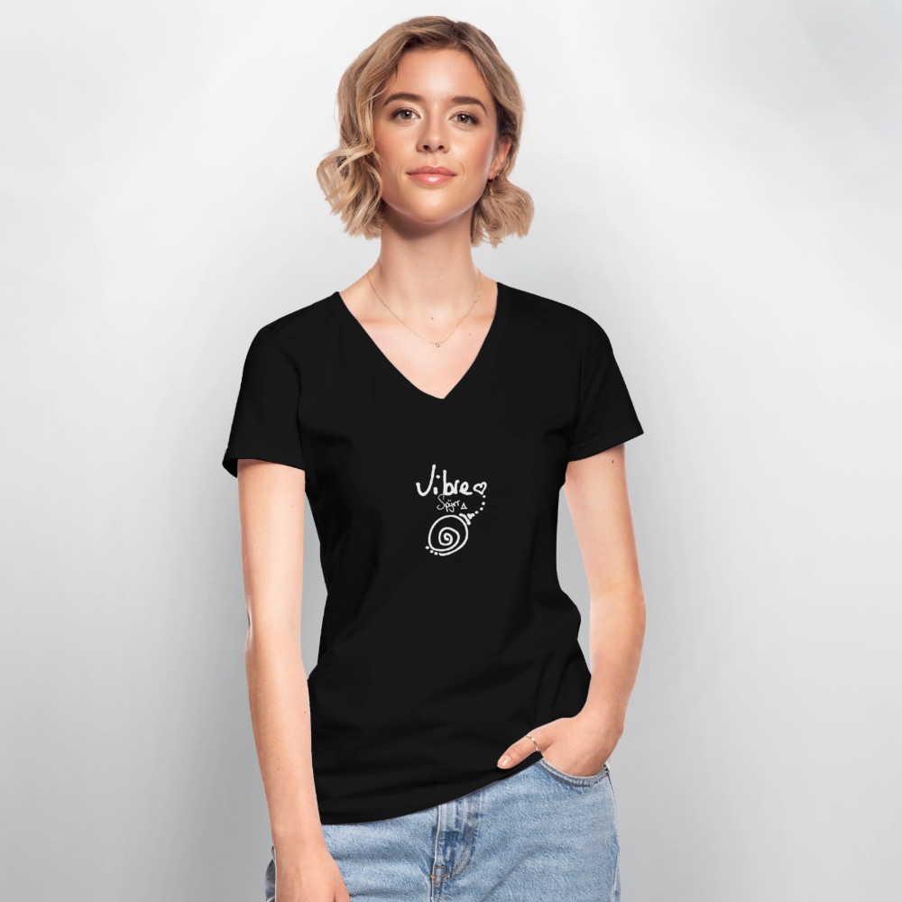 TEE-SHIRT SPYRR POUR FEMME : " Vibre " - noir