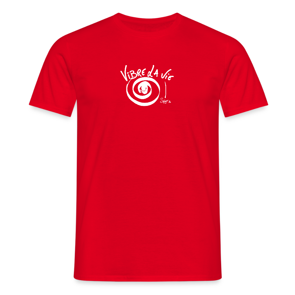 T-Shirt Spyrr pour homme - Vibre la Vie - rouge