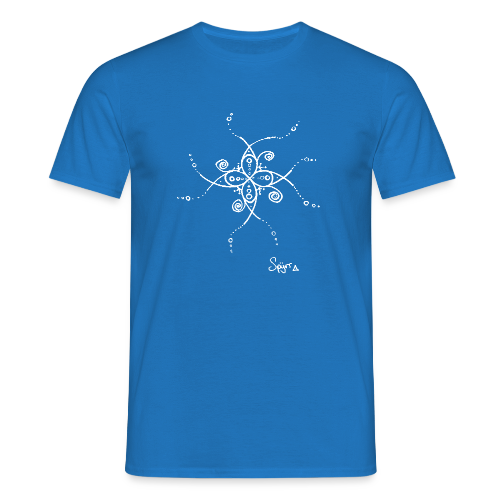 T-Shirt Spyrr pour homme - Les papillons de Lumia - bleu royal