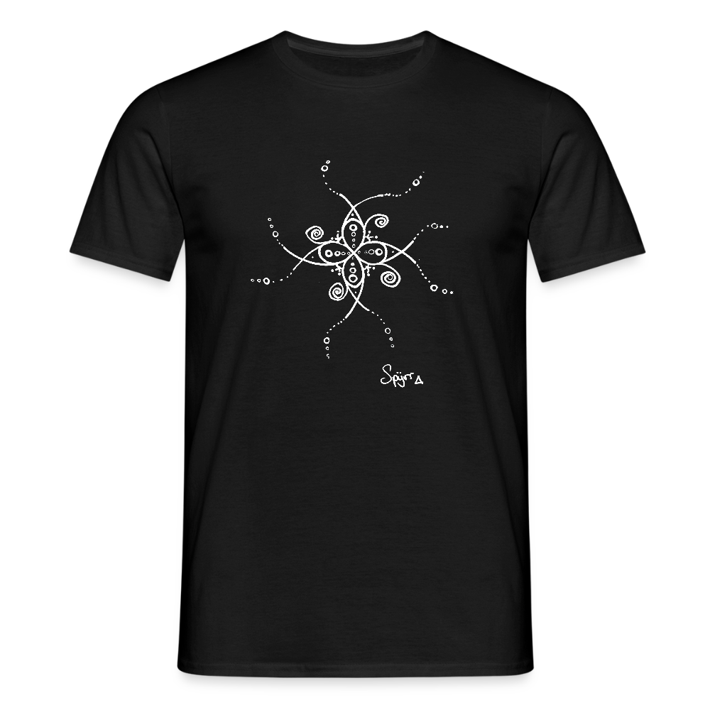 T-Shirt Spyrr pour homme - Les papillons de Lumia - noir