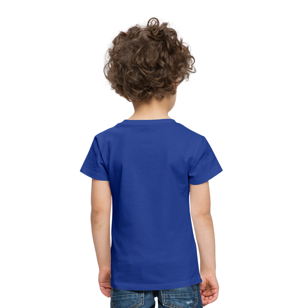 TEE-SHIRT SPYRR POUR ENFANT : " Vibre Humaïnous " - bleu roi