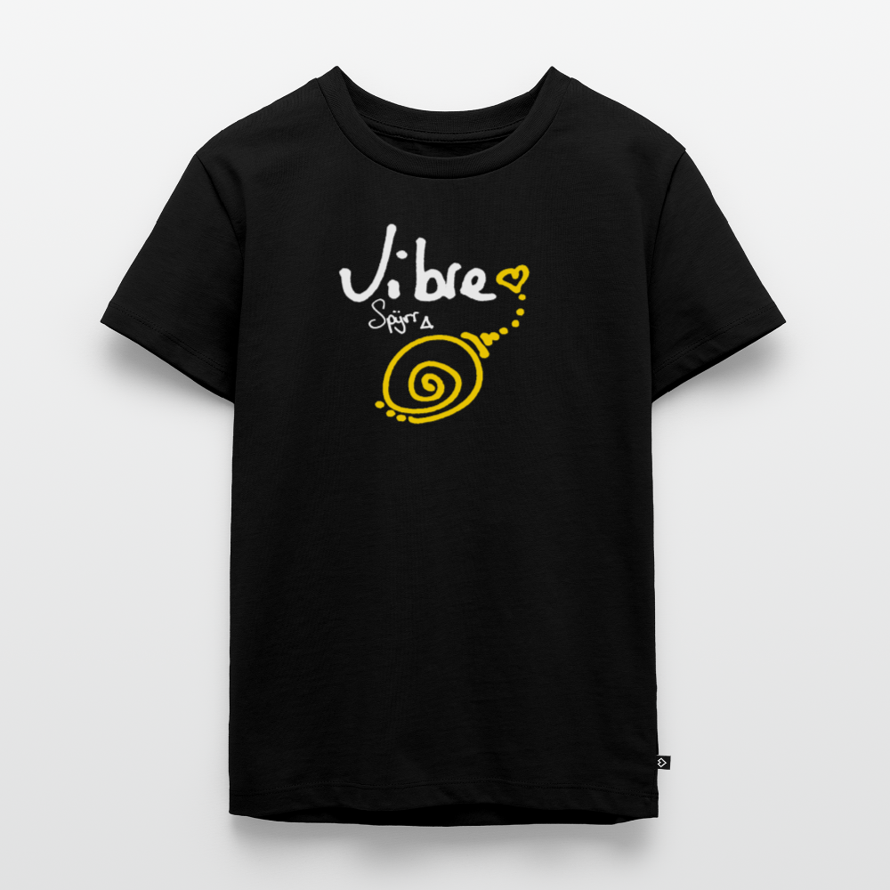 TEE-SHIRT SPYRR POUR ENFANT : " Vibre en couleur " - noir