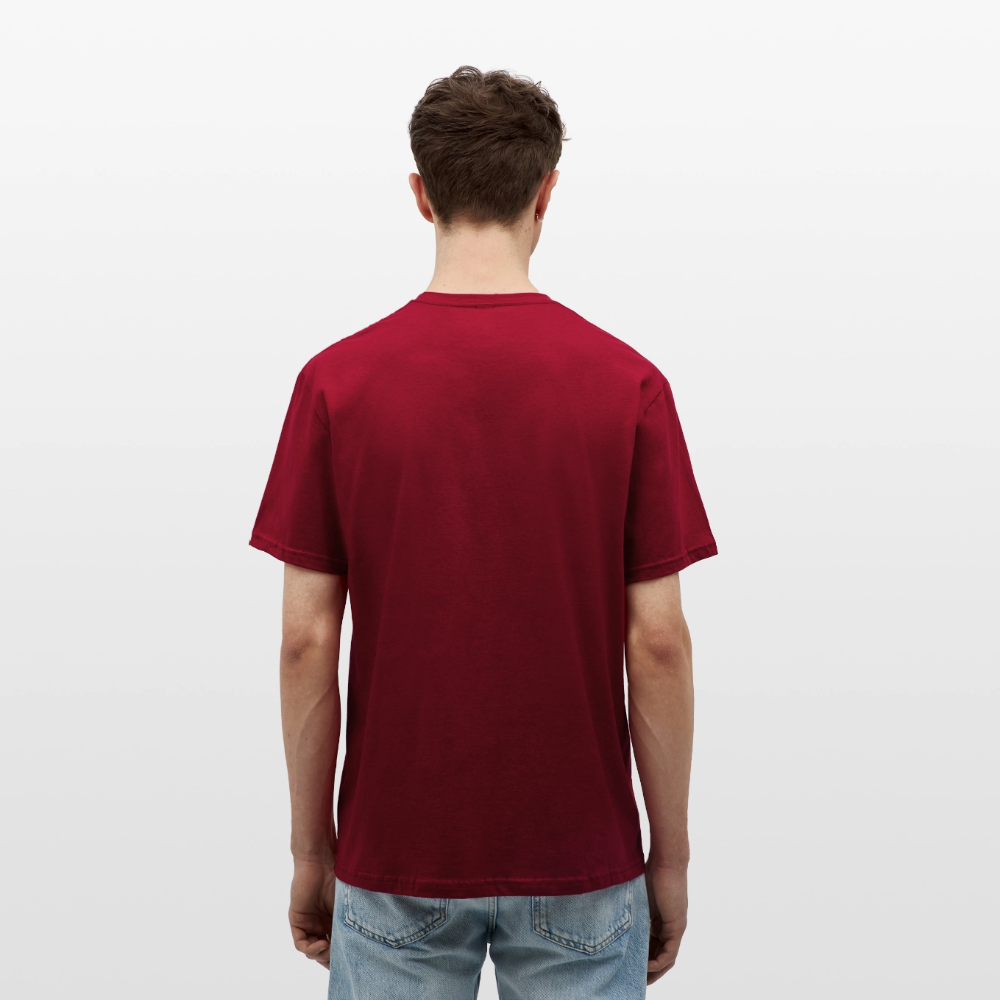 T-Shirt Spyrr pour homme - Vibre tes Chakras - rouge brique