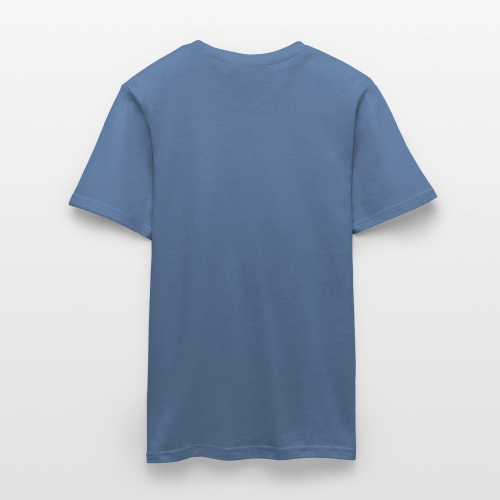 T-Shirt Spyrr pour homme - Vibre tes Chakras - bleu pigeon