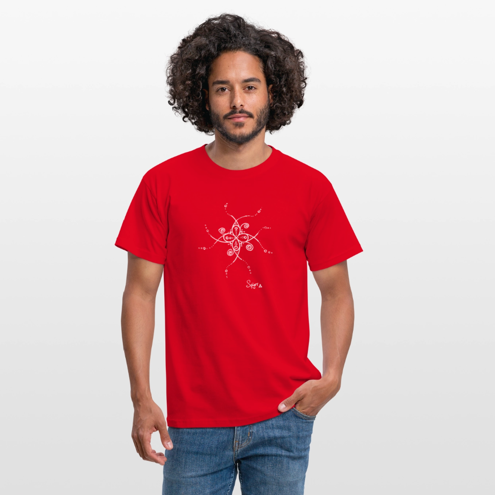 T-Shirt Spyrr pour homme - Les papillons de Lumia - rouge