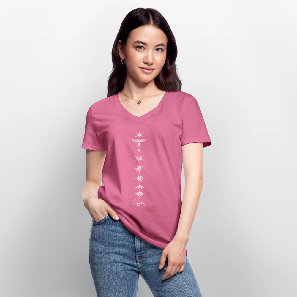 TEE-SHIRT SPYRR POUR FEMME : " Vibre tes Chakras " - rose