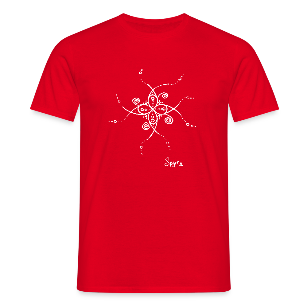 T-Shirt Spyrr pour homme - Les papillons de Lumia - rouge
