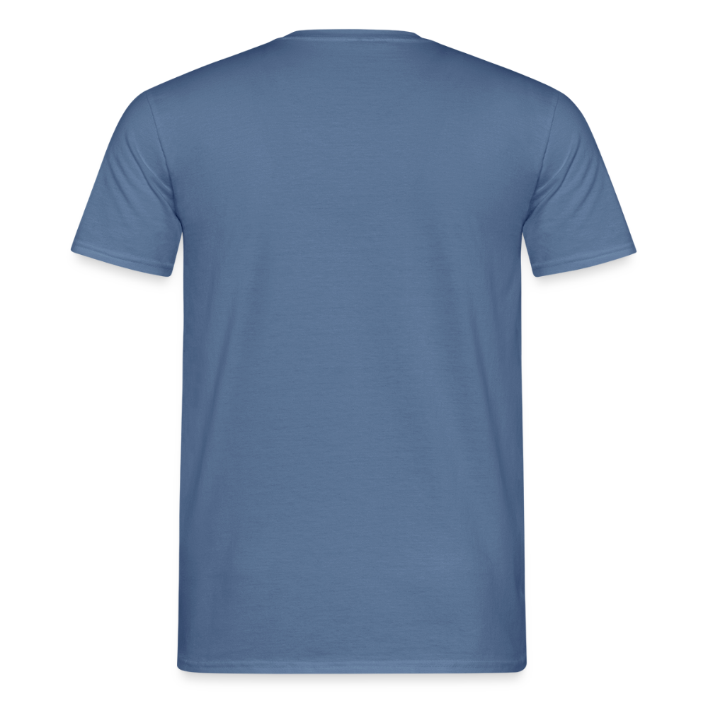 T-Shirt Spyrr pour homme - Vibre tes Chakras - bleu pigeon