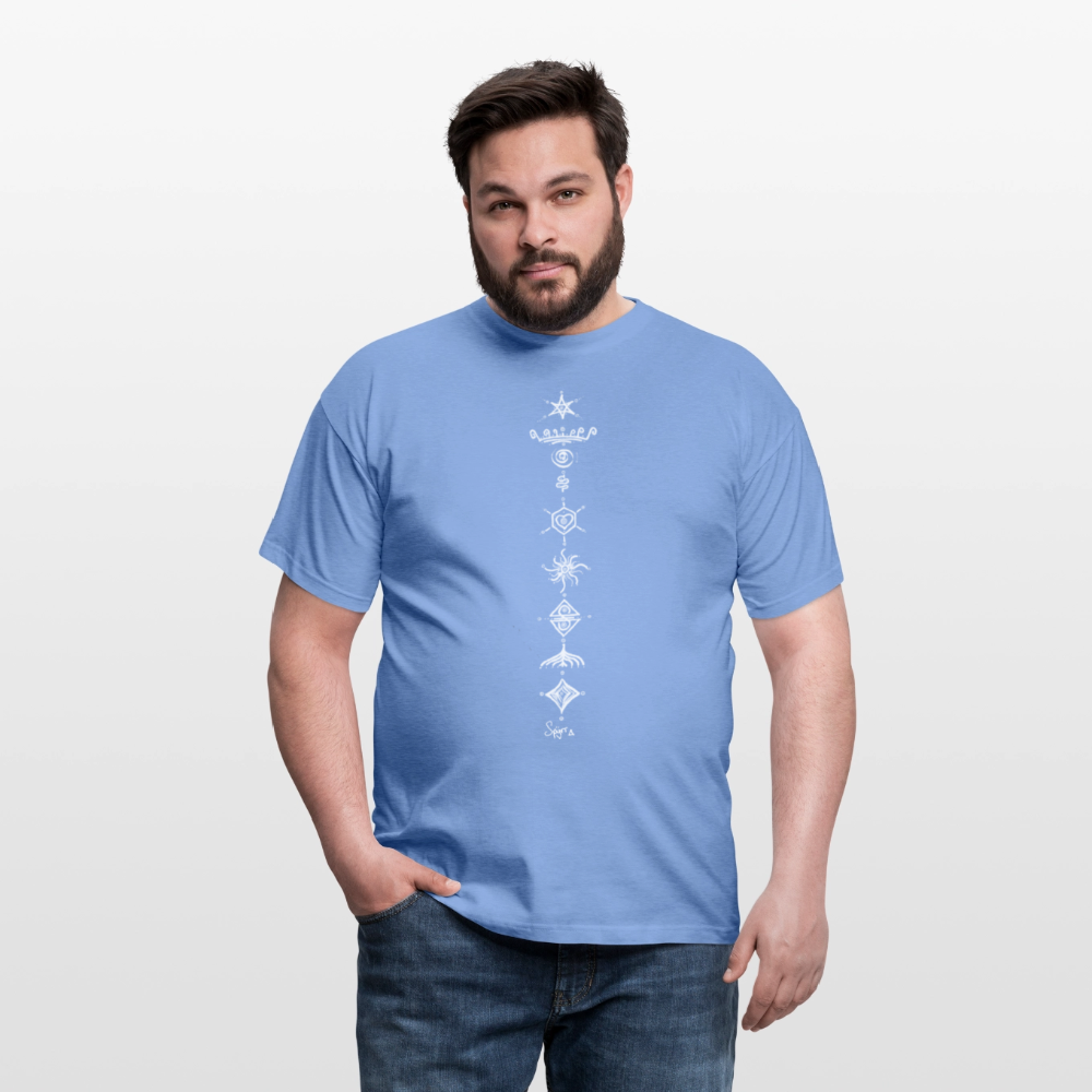 T-Shirt Spyrr pour homme - Vibre tes Chakras - carolina blue