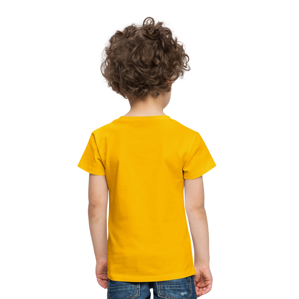 TEE-SHIRT SPYRR POUR ENFANT : " Vibre Humaïnous " - jaune soleil