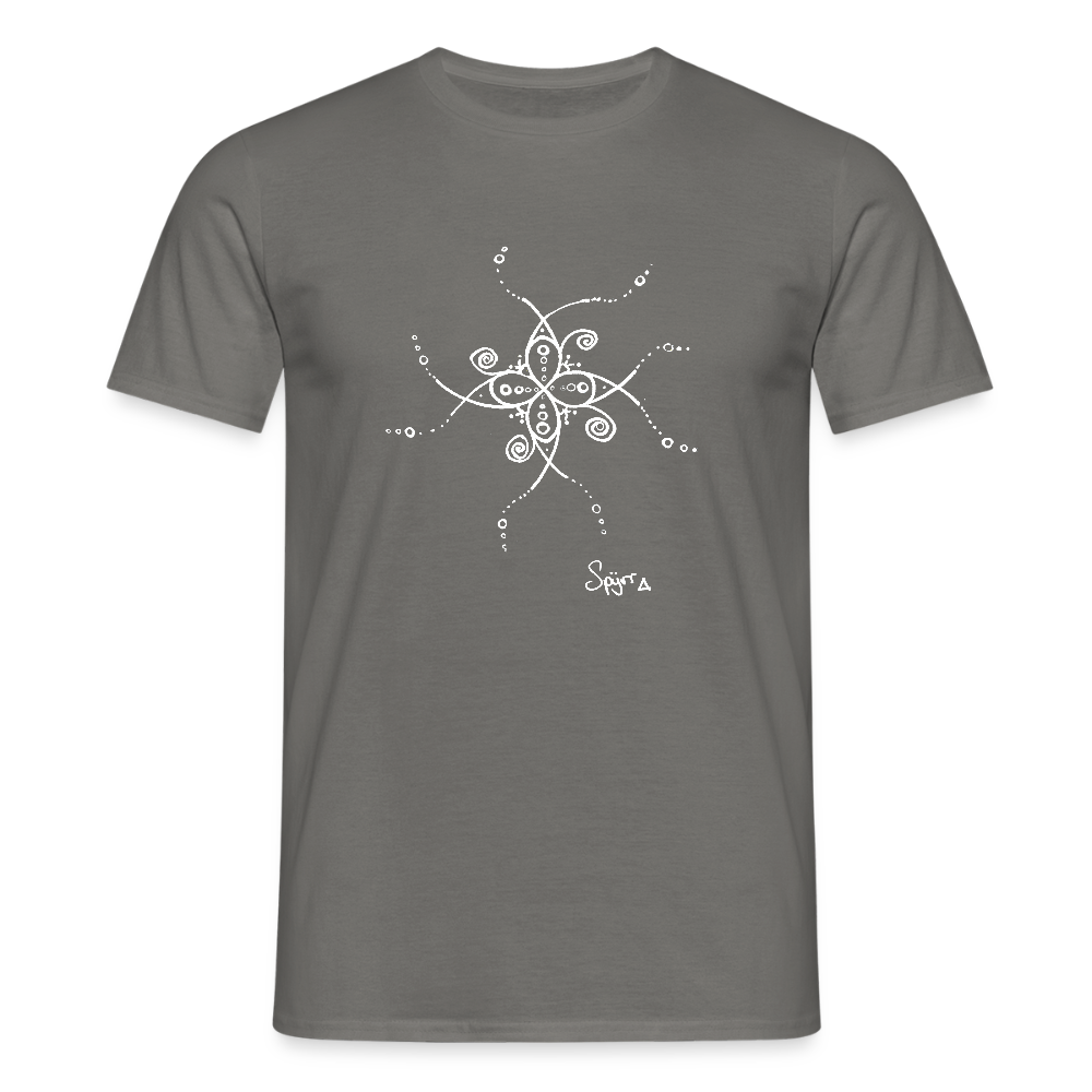 T-Shirt Spyrr pour homme - Les papillons de Lumia - gris graphite
