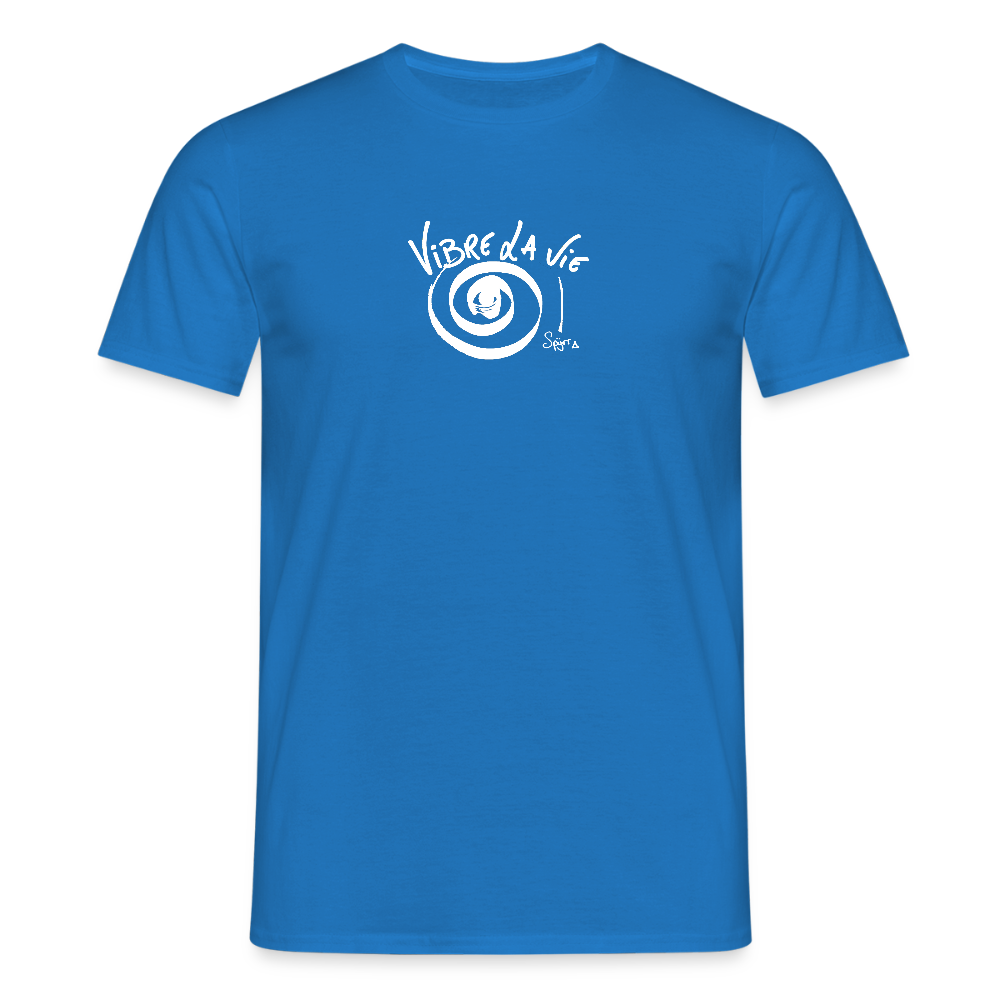 T-Shirt Spyrr pour homme - Vibre la Vie - bleu royal