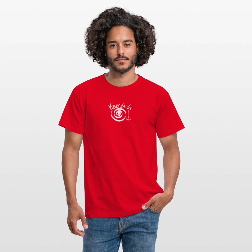 T-Shirt Spyrr pour homme - Vibre la Vie - rouge