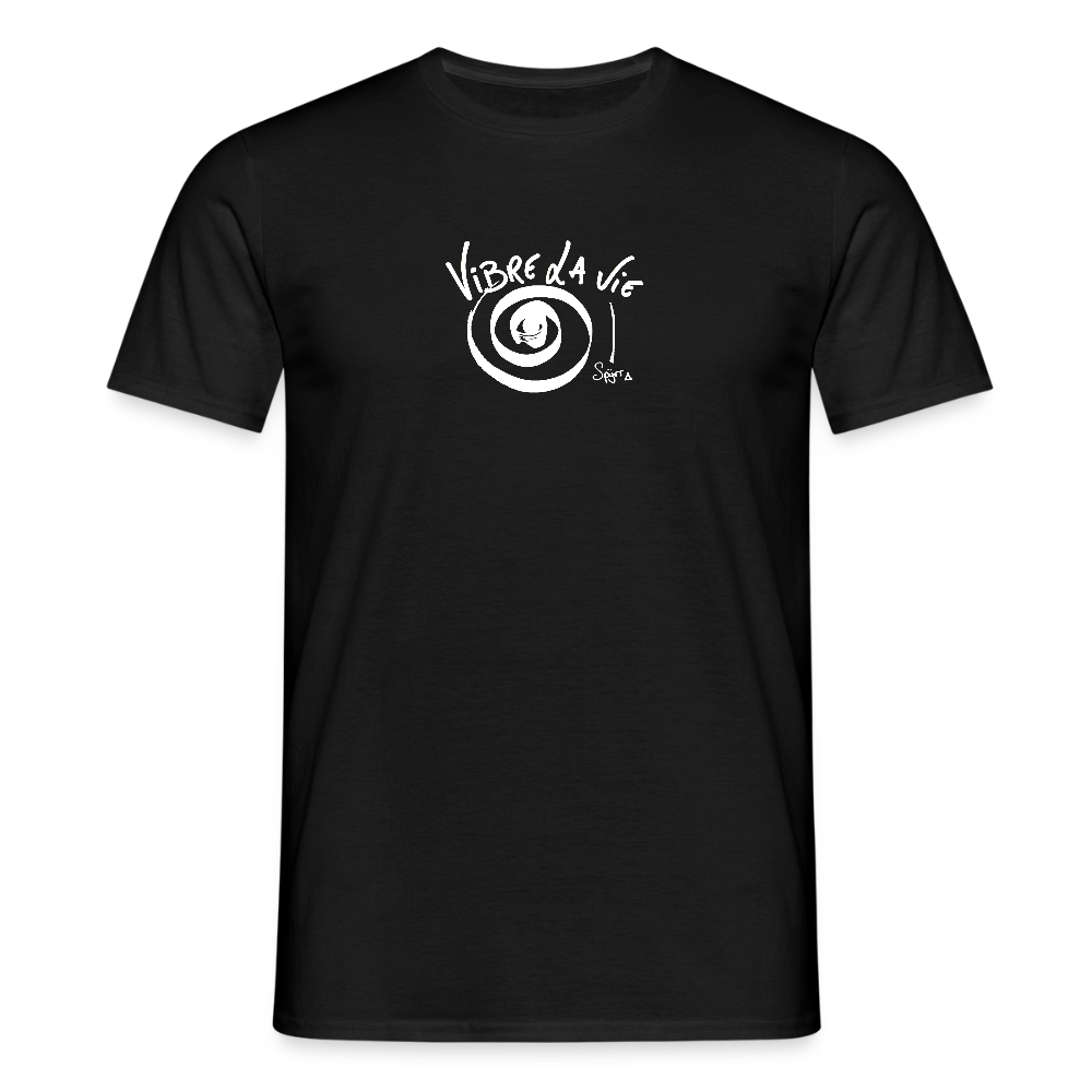 T-Shirt Spyrr pour homme - Vibre la Vie - noir
