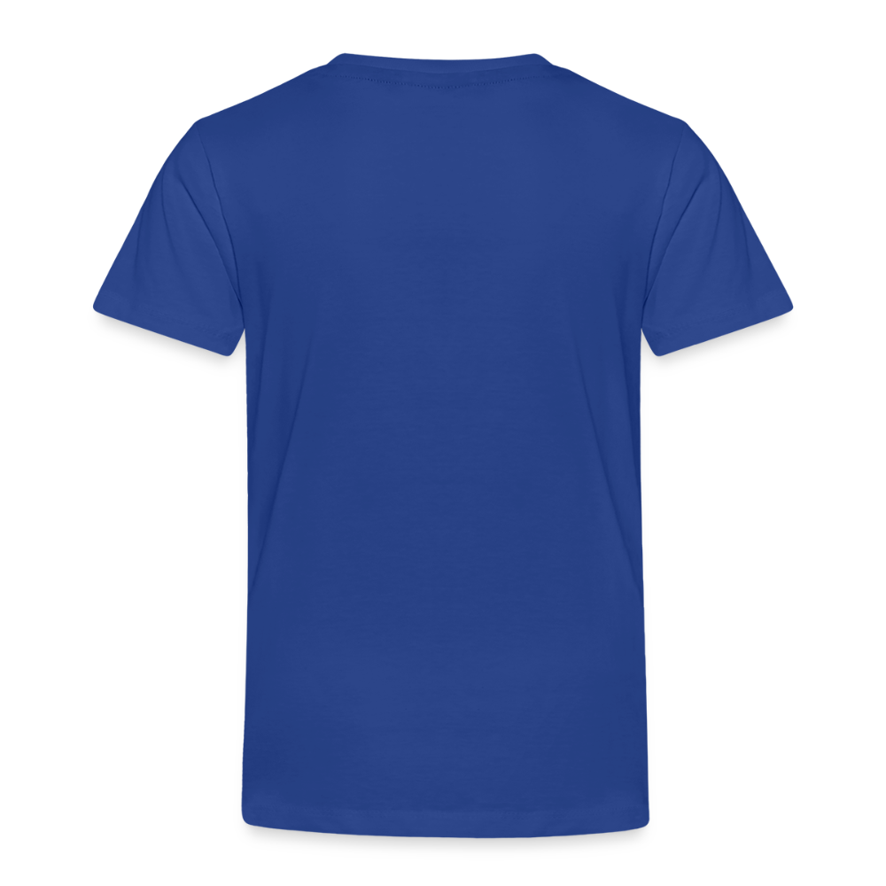 TEE-SHIRT SPYRR POUR ENFANT : " Vibre Humaïnous " - bleu roi
