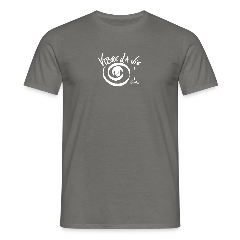 T-Shirt Spyrr pour homme - Vibre la Vie - gris graphite