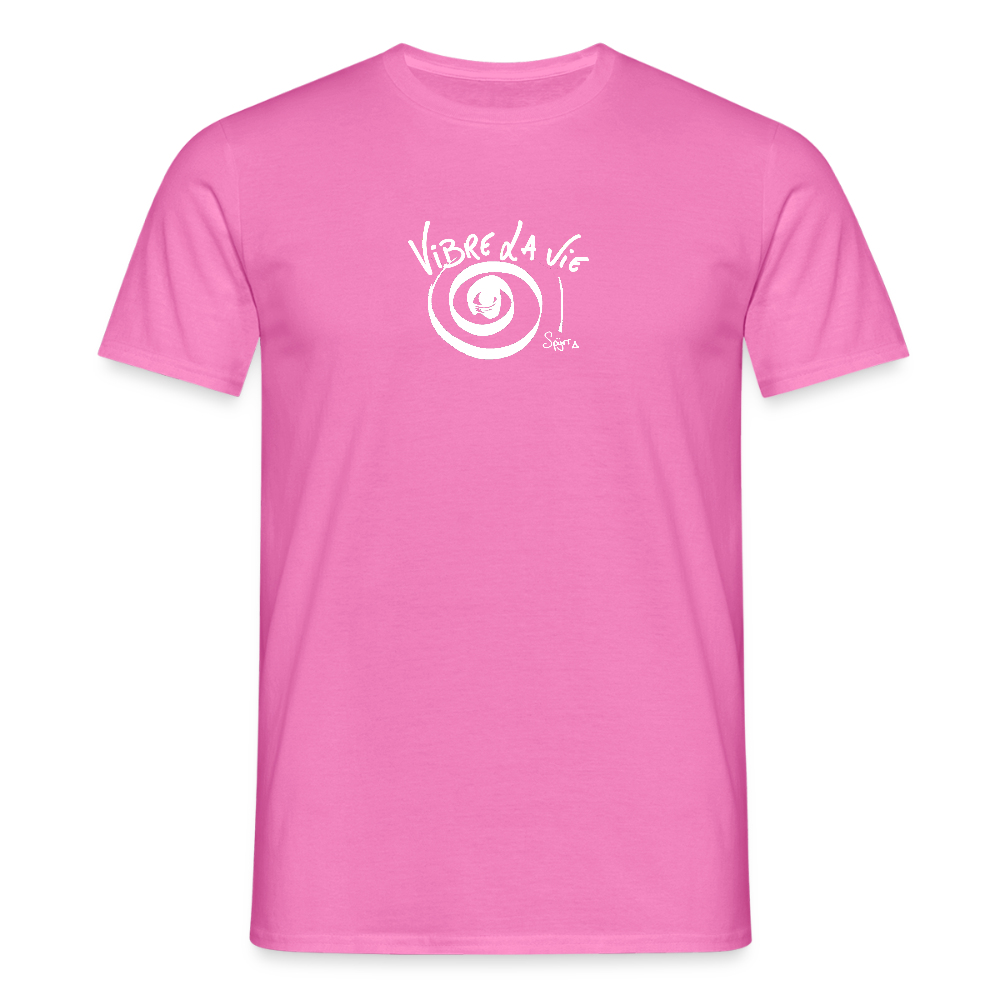 T-Shirt Spyrr pour homme - Vibre la Vie - rose