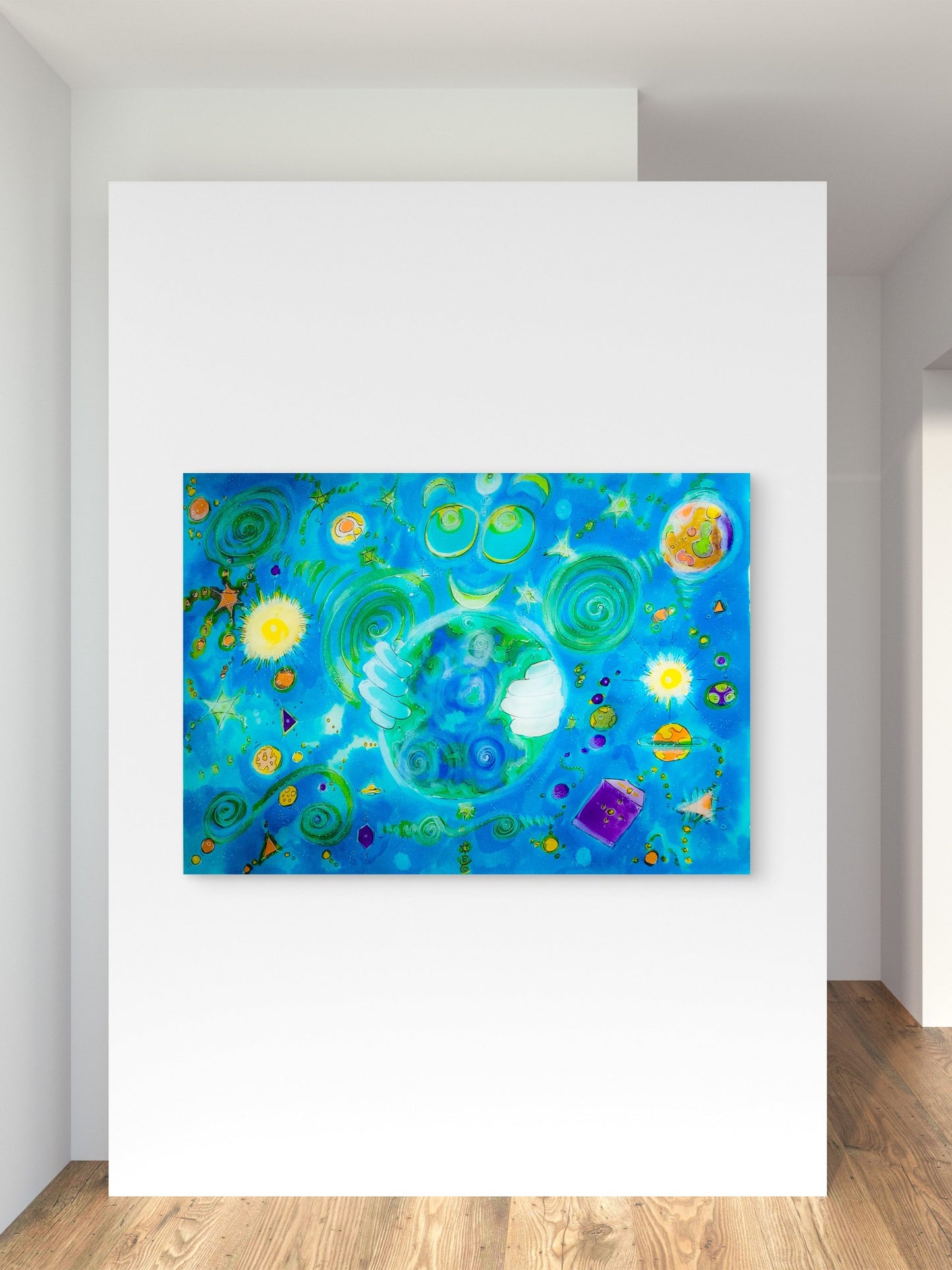 Les posters de Spyrr - " TERRA LA BLEUE"