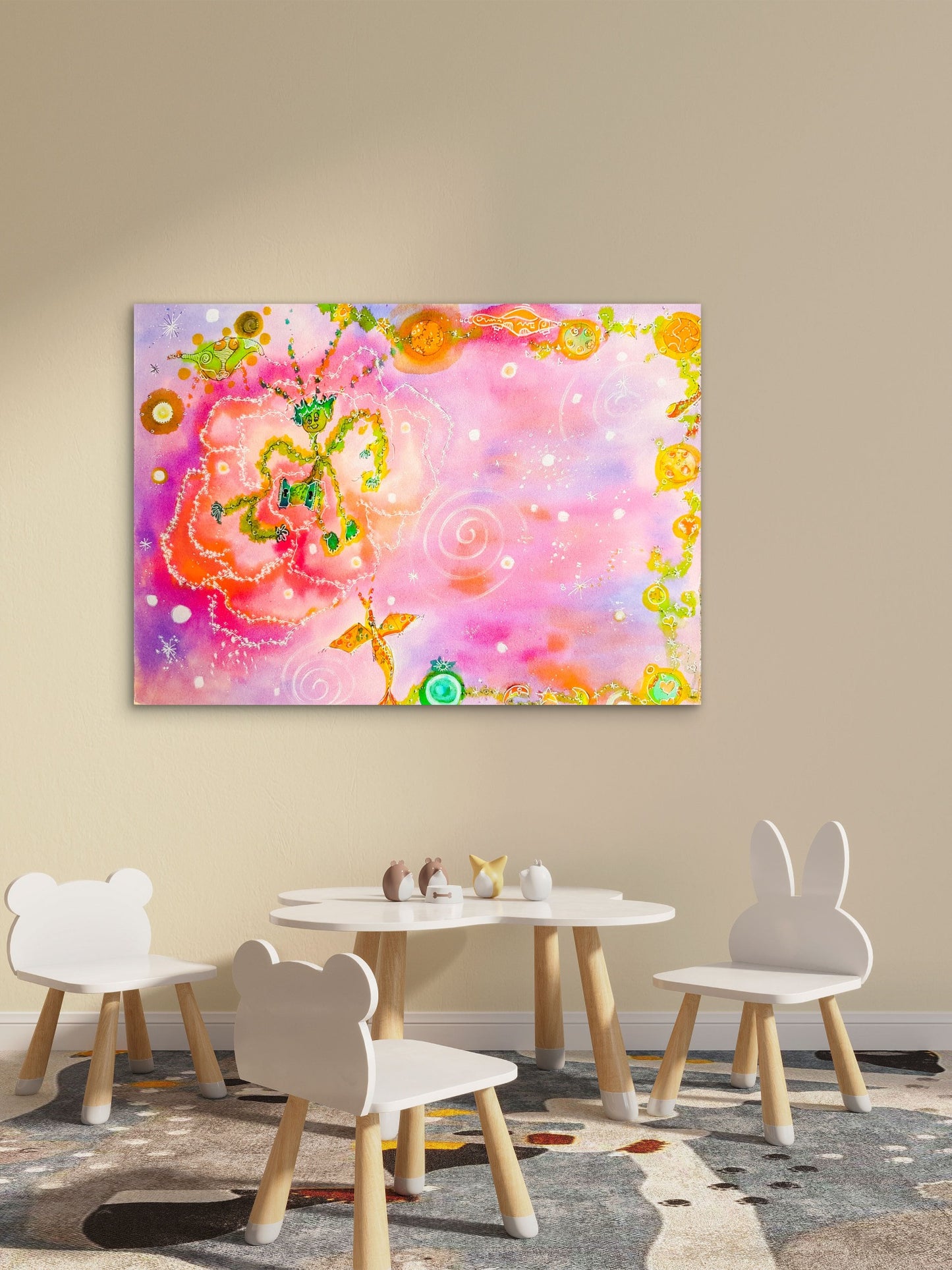 Les posters de Spyrr - " LA NEBULEUSE DE LA ROSETTE"