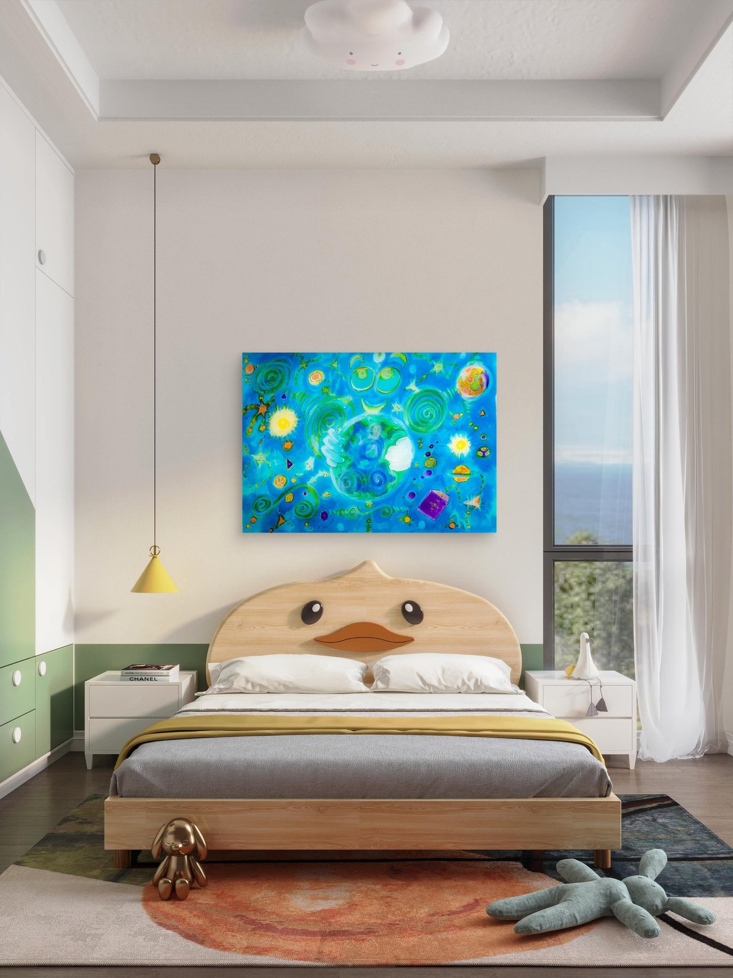 Les posters de Spyrr - " TERRA LA BLEUE"