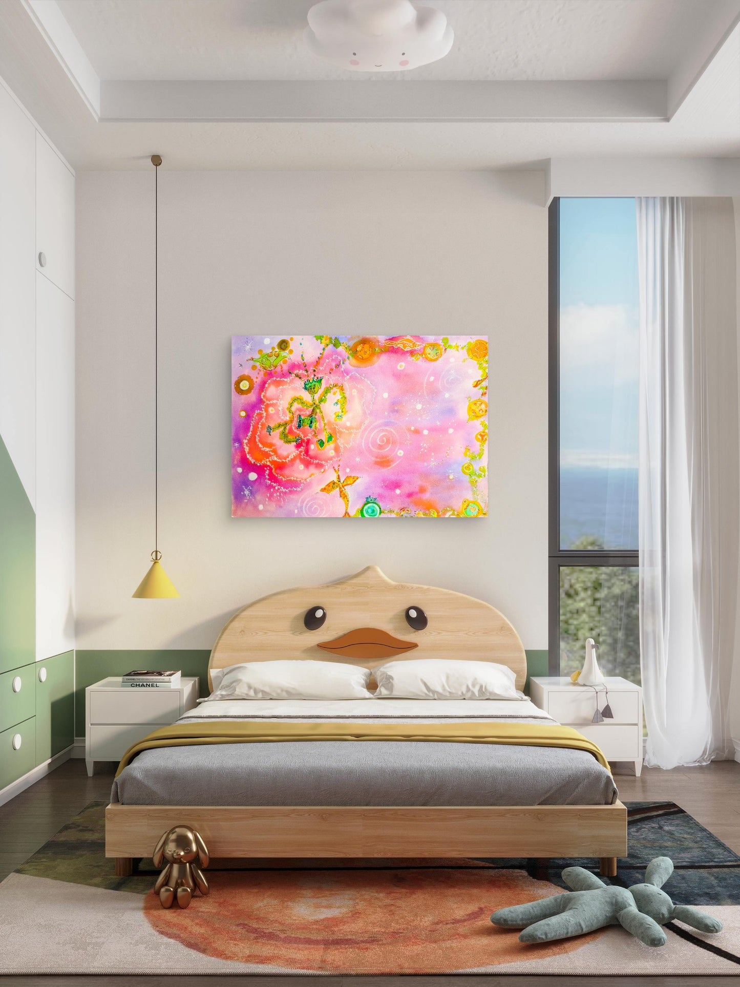 Les posters de Spyrr - " LA NEBULEUSE DE LA ROSETTE"