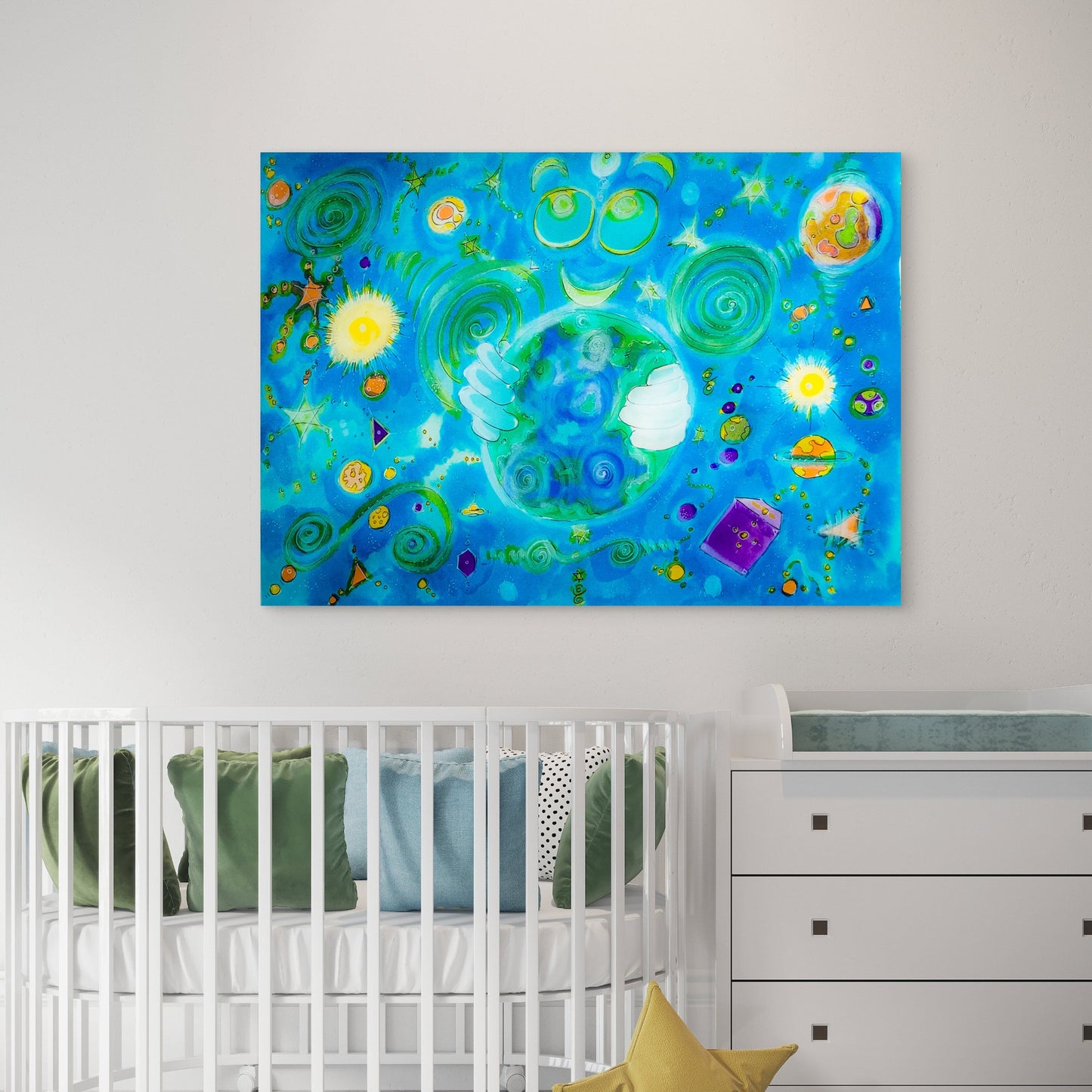 Les posters de Spyrr - " TERRA LA BLEUE"