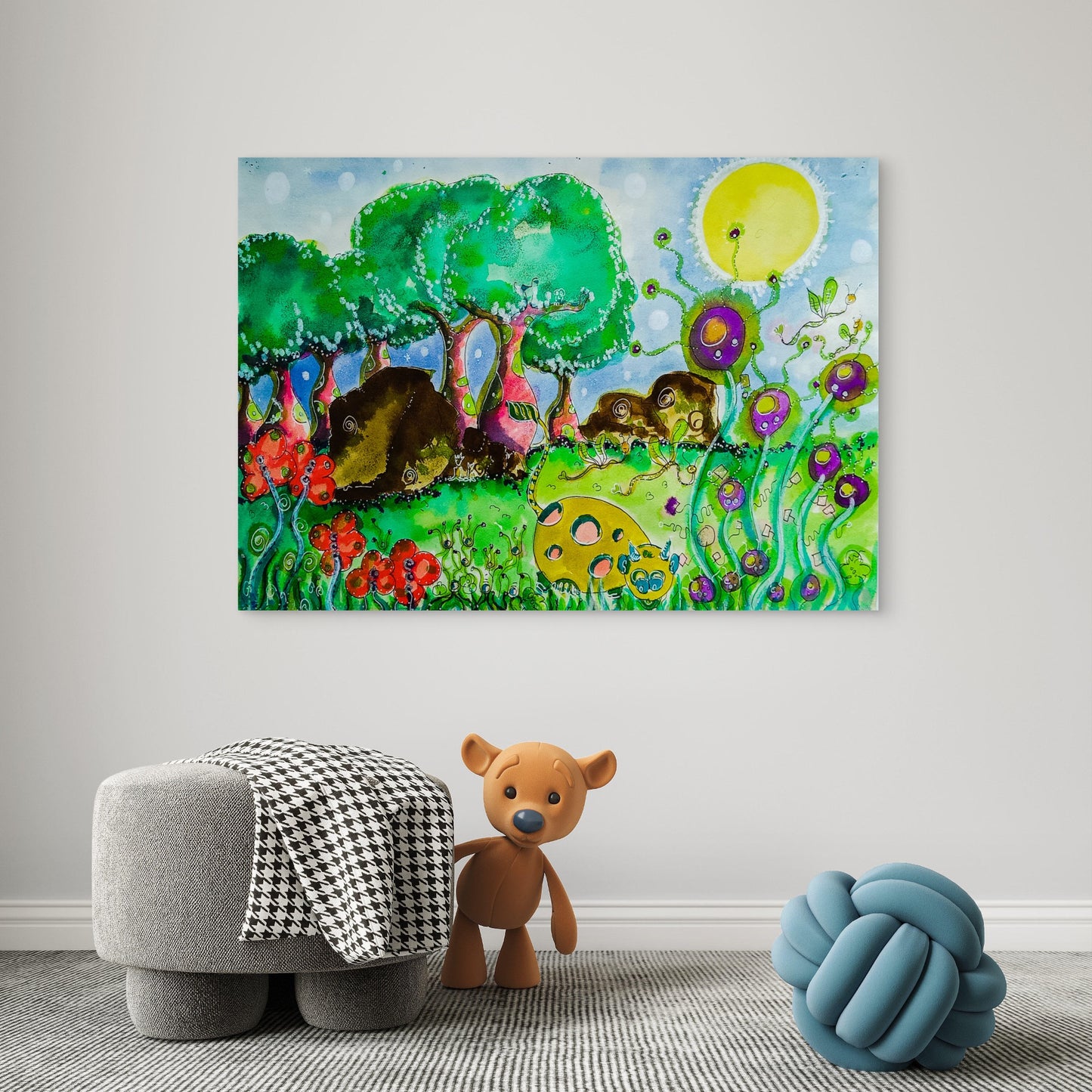 Les posters de Spyrr - " LES BLEUETS DE LUMIA"