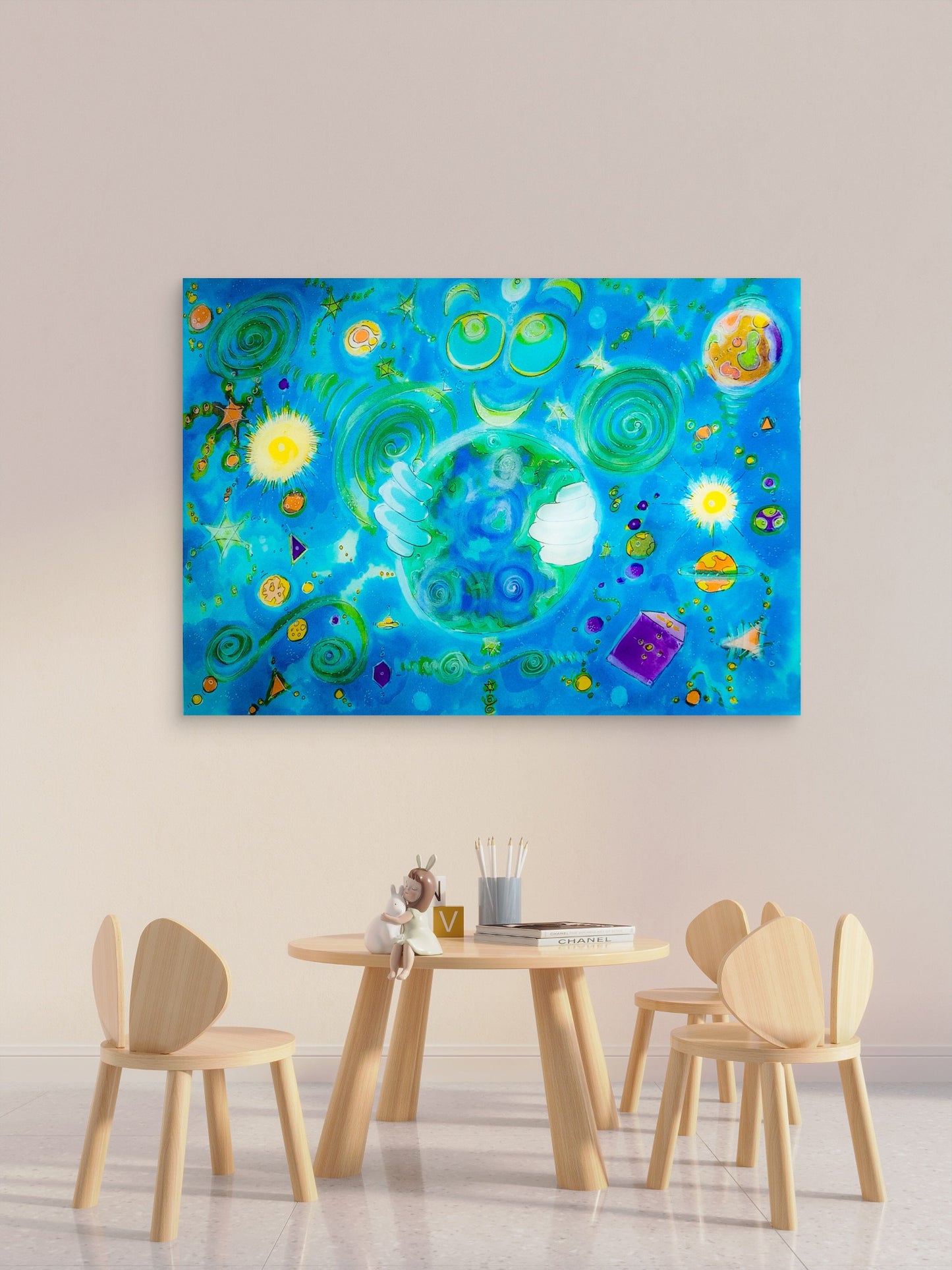 Les posters de Spyrr - " TERRA LA BLEUE"