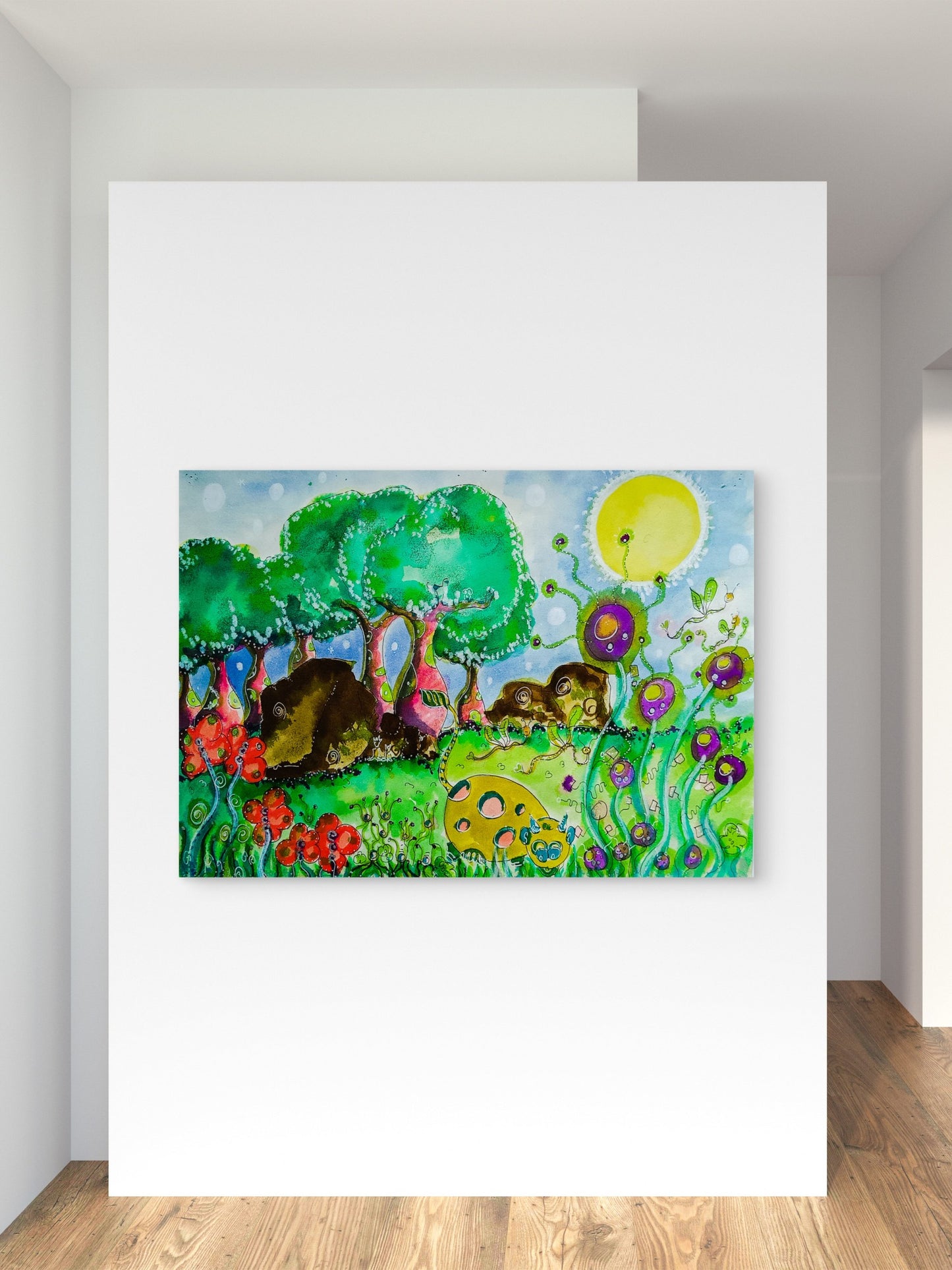 Les posters de Spyrr - " LES BLEUETS DE LUMIA"