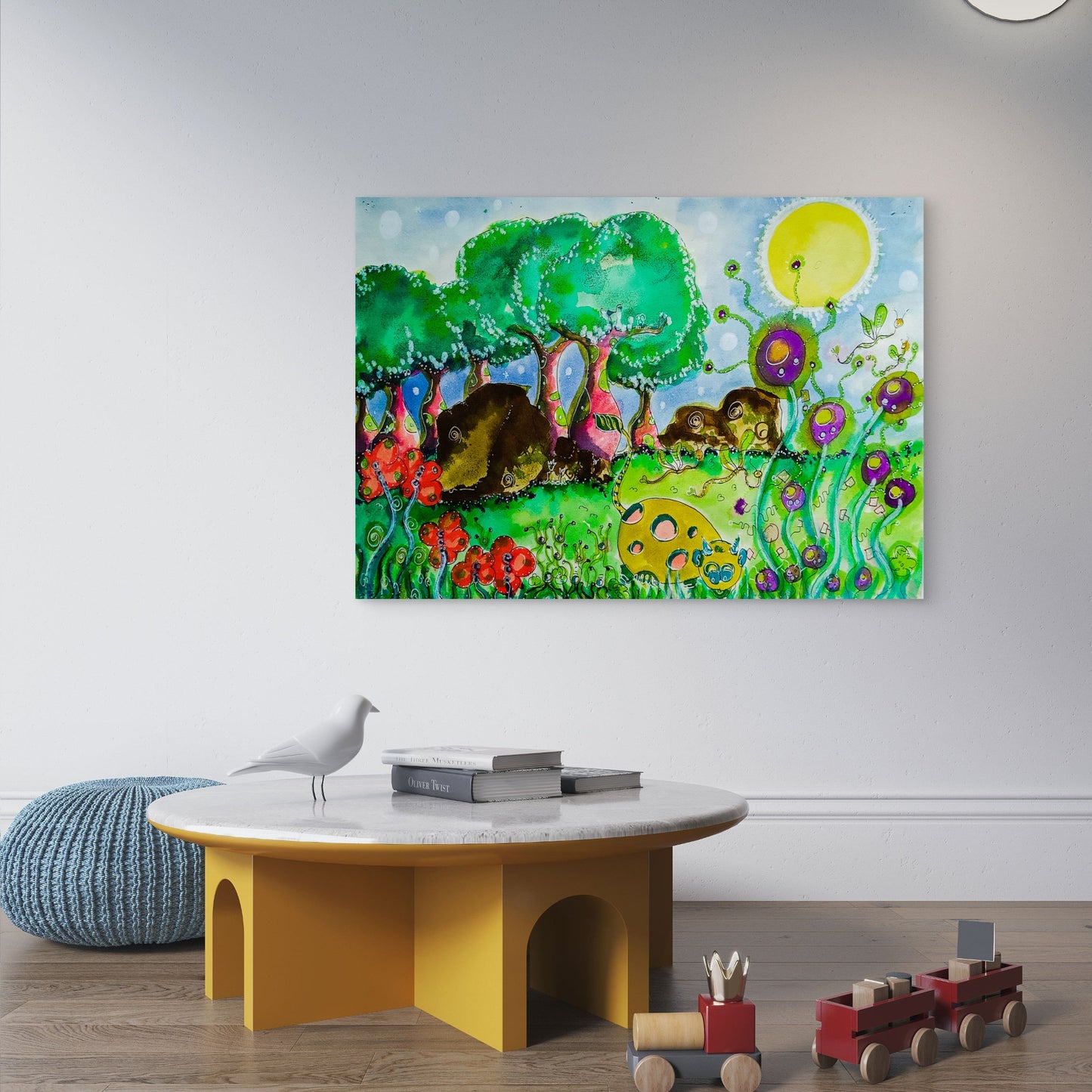 Les posters de Spyrr - " LES BLEUETS DE LUMIA"